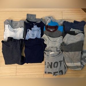 Lot of 13 boys long sleeve shirts size 10/12 L